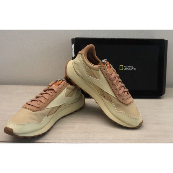 Reebok GY1195 Men's Sz 12 Brown/Gold Classic Legacy AZ National Geographic Shoes - Picture 1 of 14